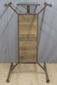 Industrial/ shopfitting/ haberdashery Superdry display stand/ table, W213 x D130 x H80cm