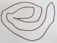 Victorian gold plated guard chain in W.Lawson Jewellery, Gateshead box