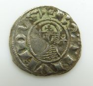 Hammered silver crusade denier Beomund II Prince of Antoch 1163-1202 hoard find EF mint