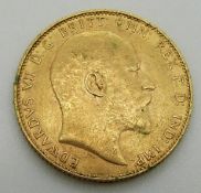1907 gold full sovereign