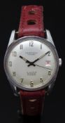 J W Benson automatic gentleman's wristwatch ref. 1069 with date aperture, luminous blued hands,
