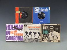 Approximately 100 singles mostly 1960's and 1970's including The Beatles and some EPs