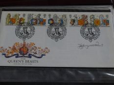 Eight Albums of GB first day covers