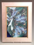 Moorcroft signed Rachel Bishop limited edition 160/200 rectangular plaque decorated with a