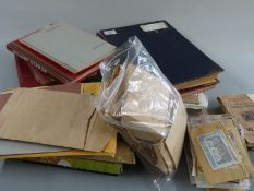 Stamp albums, stockbooks, stamps in packages, including early Hungary and German