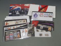 A small collection of Gibraltar stamps, mint on covers, limited edition folder etc