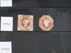 A ring binder album of Great Britain stamps 1870-87 on Hagner sheets including 1847 10d brown