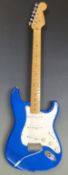 Fender Stratocaster rhythm/ lead guitar 1995 USA made, serial number N547874 in electric blue