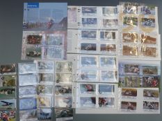 Fifty six Manx Telecom motorbike and TT race interest telephone cards