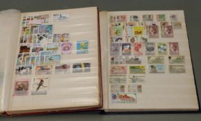 Seven stockbooks of Commonwealth and Asian stamps