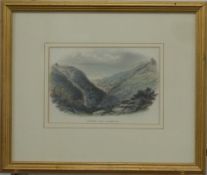 G Terence Bull watercolour Old Ship Inn, Porlock, signed and dated 1931 lower left, 26 x 37cm