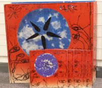 The Cure - Wish shop display stand 70 x 80cm plus Six Wish album covers