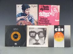 Bob Dylan - 23 singles and one Ep including Leopard Skin picture cover and Dylan EP