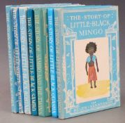 Collection of Helen Bannerman hardback children's books including Little Black Sambo, Little White