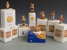 Fifteen Goebel Hummel figures