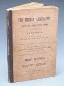 The British Association, Bristol Meeting 1898 regarding 'New Works at Barry Docks' including