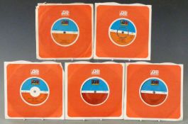 Atlantic  - 42 singles mostly on red and blue Atlantic, in company sleeves, generally Ex