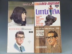 Approximately 50 albums, mostly 1950's and 1960's including Buddy Holly, Little Eva, Sandie Shaw,