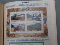 Ten albums of stamps comprising South Africa x 3, Southern Africa x 2, North West Africa x 2,