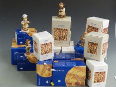 Eighteen Goebel Hummel figures