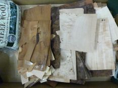 Quantity of tools, decorative wood veneer etc