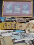 A quantity of postcards to include glamour, later 20thC examples, A S Howell, Dursley photograph and