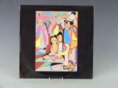 Brian Davison - Every Which Way (CAS1021) pink scroll with sniped spine, record and cover appear