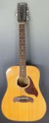 Kimbara FCN England acoustic twelve string guitar, model 7/V, serial number 80706