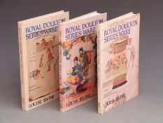 Royal Doulton Series Ware, Volumes 1,2 and 5 by Louise Irvine
