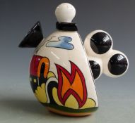 Novelty Lorna Bailey teapot 'Red Roof', H18cm