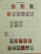 Bechuanaland 1885 - 1935 on 3 album pages, includes 1913-24 mint high value and 1932 mint set to