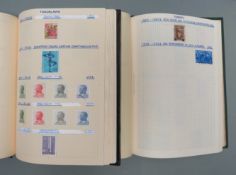 Eight albums of stamps comprising Sweden x 2, Switzerland x 2, Turkey x 2, Yugoslavia x 2