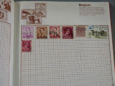 A box of stamps including two albums mainly GB mint and used, other albums and loose