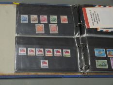 Folder of specimen stamps from Taiwan, China