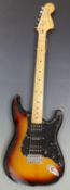 Fender Squire Stratocaster rhythm/lead guitar, serial no. CY04083751, with Seymour Duncan pickup and
