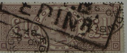 GB 1884 SG185, £1 brown-lilac, used