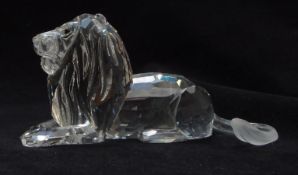 Swarovski Crystal Inspiration Africa The Lion 1995 Collector's Society annual edition, in original
