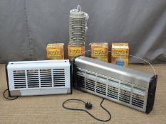 Six electric insect killers including two boxed Hygequip and four boxed Flyzap