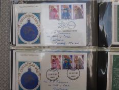 A large quantity of GB first day covers in seven albums