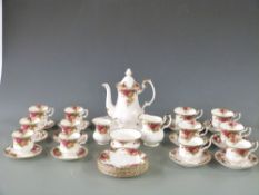 Royal Albert Old Country Roses 23 piece tea and coffee set