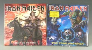 Iron Maiden - Death On The Road (336 4371) double picture disc, records and cover appear Ex. The