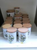 Quantity of Royal Doulton Berkshire pattern tea and dinnerware including meat platter, gravy boat