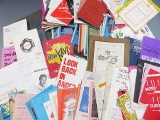 A group of c1960's ephemera including theatre programmes, one dated 1962 from the Chichester