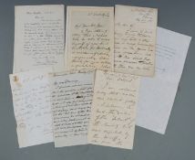 Autograph Letters from George Frederick Watts (Victorian sculptor and painter), William Clarkson
