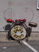 Premier Gigster console drum kit C1934/35, together with a Hawkes and Son snare drum, ex 'Old Swan