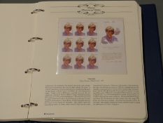 Two albums of Diana Princess of Wales commemorative first day issues from across the world
