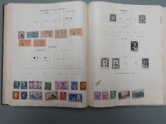 An Ideal Stamp Album for post 1919 issues, together with Criterion and Simplex albums of old world