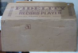 Fidelity HF45 record player in original box