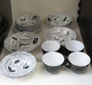 Ridgway and other 'Homemaker' pattern breakfast and teaware, 26 pieces in total