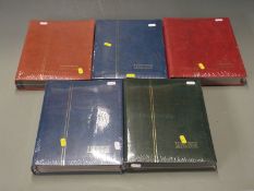 Five new Lindnes stamp stockbooks